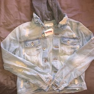 Jean Jacket with Hood